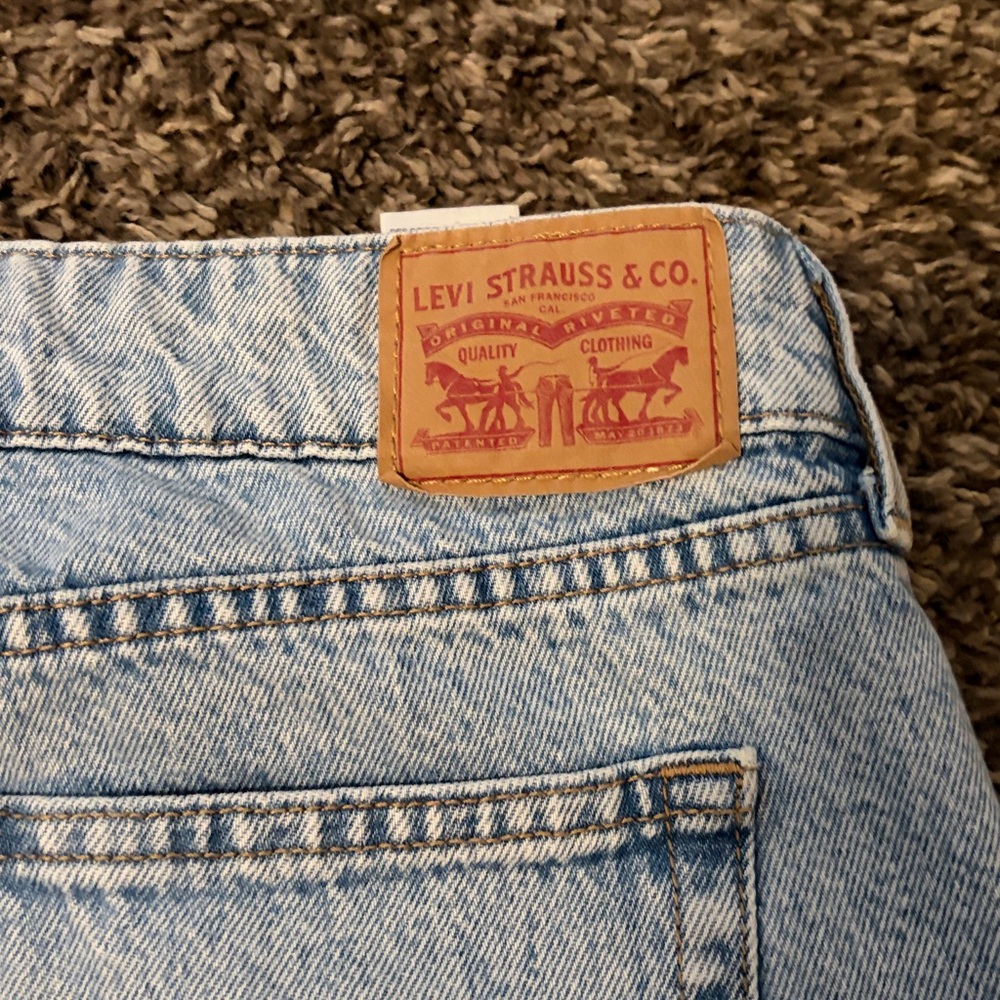 Levi's Light Blue Straight-Leg Jeans - Picture 3 of 4